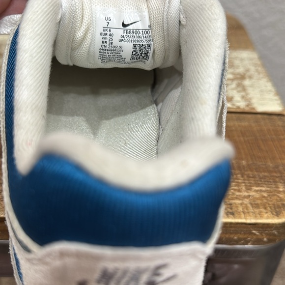 Nike Air Pegasus 89 Summit White Industrial Blue M7 /W8.5 - Picture 7 of 8